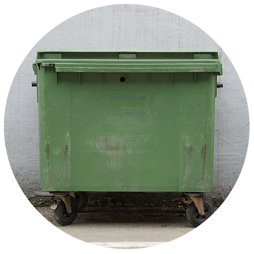 Keep dumpter lids close