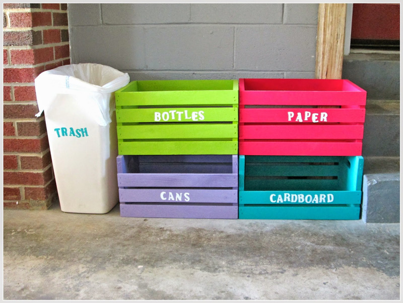 Ideas For Home Recycling Bin And Containers: Where To Place Them